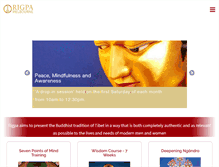 Tablet Screenshot of melbourne.rigpa.org.au